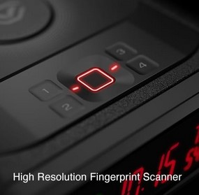 home centric smart safe fingerprint scanner